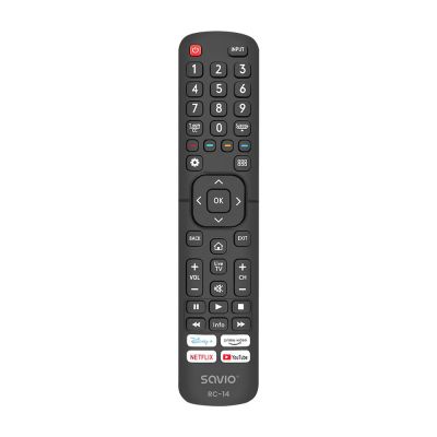 SAVIO UNIVERSAL REMOTE CONTROL/REPLACEMENT FOR HISENSE TV - SMART TV RC-14