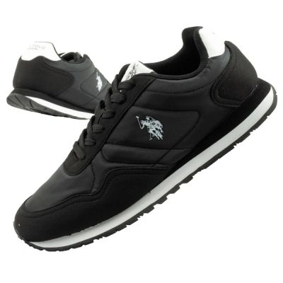 US Polo Assn sports shoes sneakers men's fashionable comfortable black