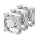 2. HAVN HVN-FS-H1230-01-TRI computer cooling system Computer case Fan 12 cm White 3 pcs.