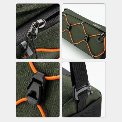 8. Rockbros 30110054001 bicycle handlebar bag 2.2 l - green