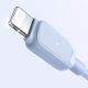 8. Joyroom Multi-Color Series A14 Lightning / USB-A 2.4A 1.2 m cable - blue