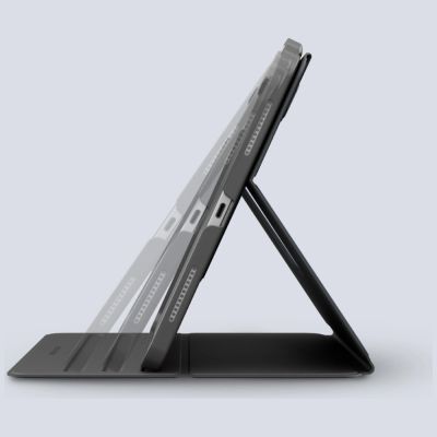 8. Uniq Rovus Snapmount Magnetic 360 Rotating Detachable Case for iPad Air 13" 2024 / 2025 - Gray