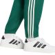 5. Men's adidas Essentials 3-Stripes Fleece Tapered Cuffed Pants Green KY4129