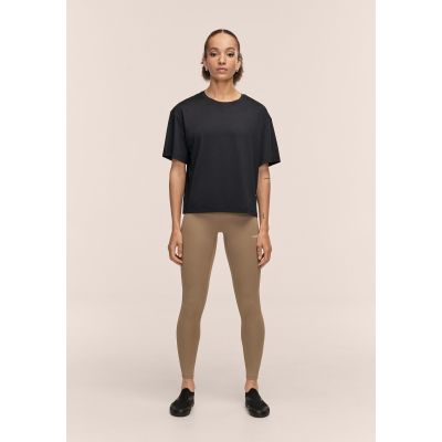 4. CASALL Women's Laser Mesh Tee Black