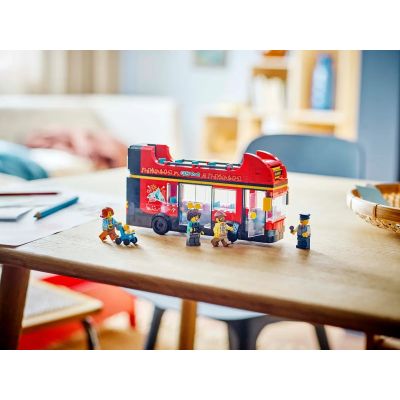 9. LEGO City 60407 Red Double-Decker Bus