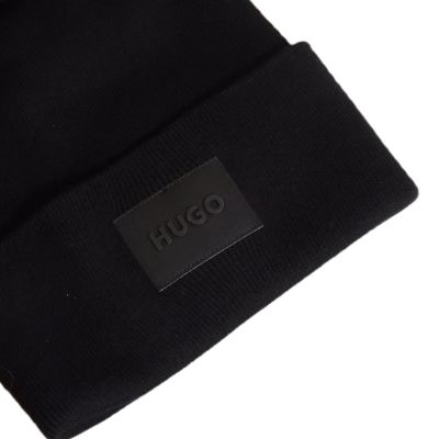 3. Hugo Boss Xevon Beanie Black - 50551508-001