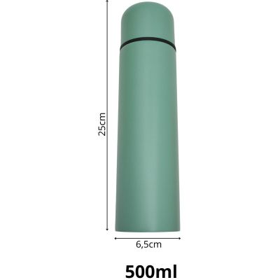 5. EXCELLENT HOUSEWARE LIGHT BLUE 500ML TRAVEL THERMOS
