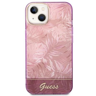 3. Guess GUHCP14MHGJGHP iPhone 14 Plus 6.7 "pink / pink hardcase Jungle Collection