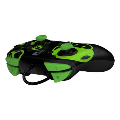 5. PDP REMATCH: 1-Up Glow in the Dark Black, Green USB Gamepad Analog/Digital Nintendo Switch, Nintendo Switch OLED
