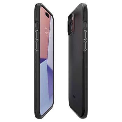 7. Spigen Thin Fit iPhone 15 Plus Case - Black