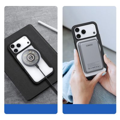 6. Dux Ducis Skin X Pro Case for iPhone 17 Pro with Wallet, MagSafe Compatible - Black