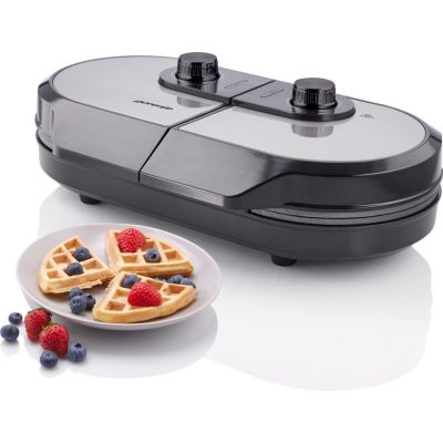 4. Gorenje Mini Grill Electric Grill, Waffle Plate, WM1400SB, 1400 W, Diameter 18 cm, Black