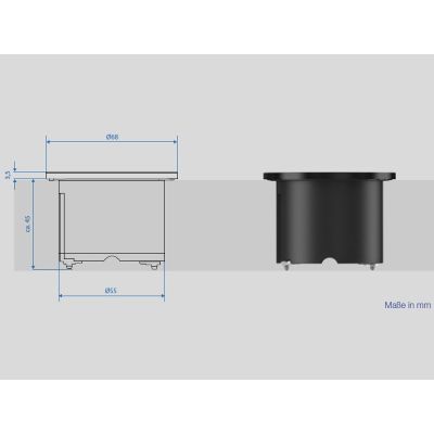 8. Bachmann 926.001 Type F Electrical Socket Black