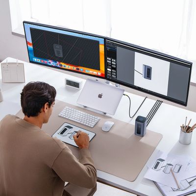 7. Baseus Nomos NU1 Air Spacemate 12-in-1 Docking Station - Gray