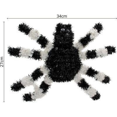 4. DECORATIVE FIGURE SPIDER HALLOWEEN WHITE