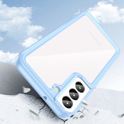 5. Outer Space Case for Samsung Galaxy S23+ cover with a flexible frame blue