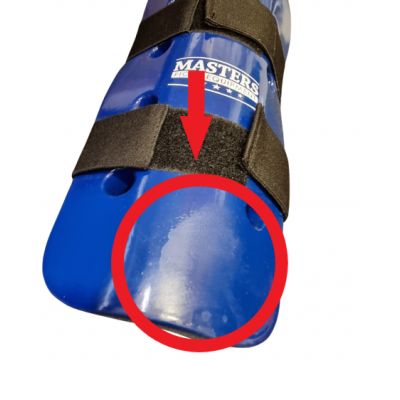 4. MASTERS NA-TKD 112215-M02 Foam Shin Guards