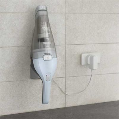 3. Black & Decker NVC215W Portable Vacuum Cleaner Blue, Gray Bagless