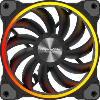 11. Alpenföhn Wing Boost 3 Computer Case, Processor Fan 12 cm Black 3 pcs.