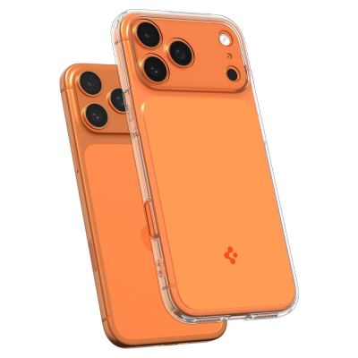 6. Spigen Thin Fit MagSafe Case for iPhone 17 Pro - Transparent Orange