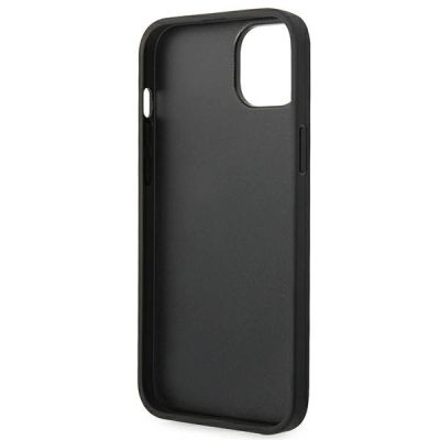 7. Ferrari FEHCP14MRBUK iPhone 14 Plus 6.7" black/black hardcase Leather Stamp Sides