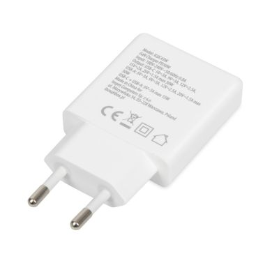 3. IBOX UNIVERSAL CHARGER C-43 GAN PD30W SLIM USB A+C WHITE