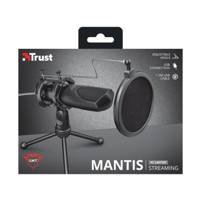 6. TRUST GXT 232 Mantis Streaming Black microphone
