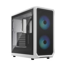 Fractal Focus 2 RGB WhiteTG Clear Tint housing
