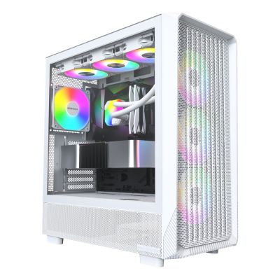 3. CASE Miditower MATX W/O PSU/X5 (W) MONTECH