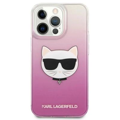 3. Karl Lagerfeld Choupette Head Case for iPhone 13 Pro Max - Pink