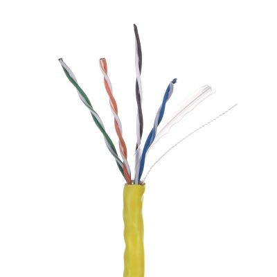 2. LANBERG UTP CABLE 1 Gb/s 305 m SOLID CCA YELLOW LCU6-10CC-0305-Y