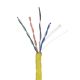 2. LANBERG UTP CABLE 1 Gb/s 305 m SOLID CCA YELLOW LCU6-10CC-0305-Y