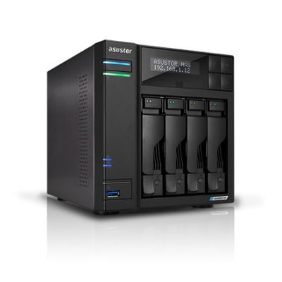 7. NAS Asustor AS6702T Lockerstor 4 Gen2; Tower; 4x (3.5" SATA HDD/ 2.5" SSD); Intel Celeron N5105; 4GB DDR4 SODIMM (max. 16GB), 2x 5Gb, 4x M.2 2280 NVMe PCIe 3.0, 2x USB 3.2 Gen 2, 1x HDMI 2.0b