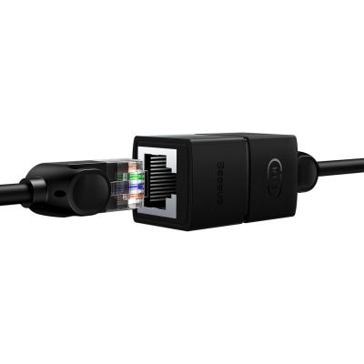 8. Baseus AirJoy Series Ethernet cable connector RJ-45 2 pcs - black