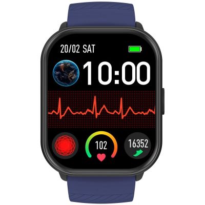 7. Smartwatch Gravity Black Strap + Bracelet GT43-5
