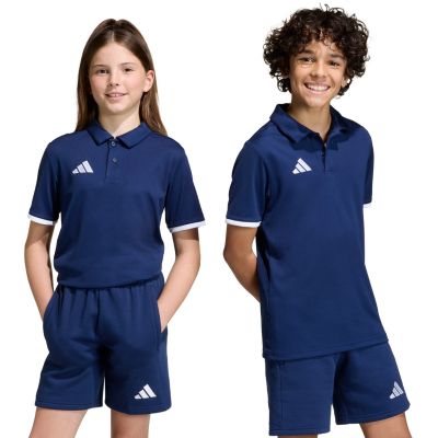 9. adidas Entrada 26 Polo Navy Blue Kids' T-shirt JZ6627