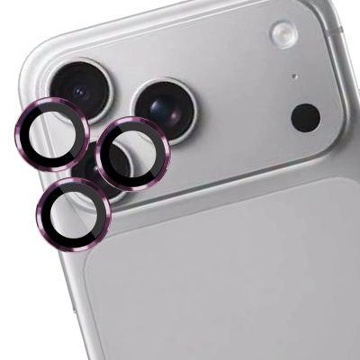 6. 3mk Lens Protection Pro Black Tempered Glass for iPhone 18 Pro / 18 Pro Max - Burgundy