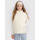 Girls' down vest with synthetic filling 4F 4FJRAW25TVJAF323-11S