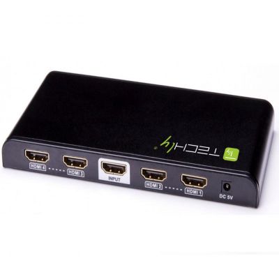 10. Techly IDATA HDMI-4K4 4x HDMI TV Splitter