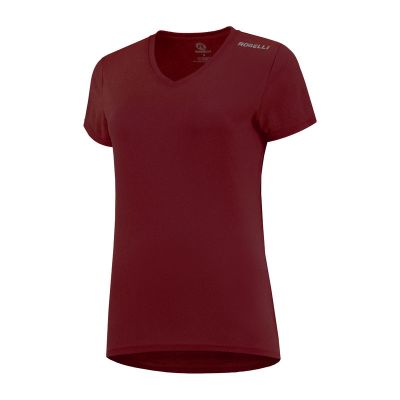 Rogelli women's t-shirt PROMO burgundy XL