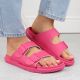 10. Big Star W INT2004E foam flip-flops with buckles, fuchsia