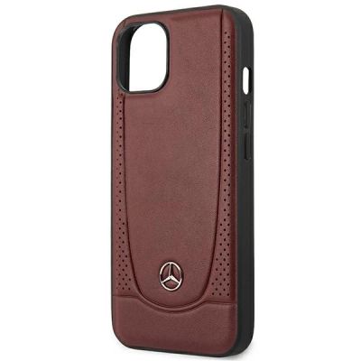 6. Mercedes Leather Urban Bengale Case for iPhone 13 / 14 / 15 - Burgundy