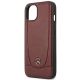6. Mercedes Leather Urban Bengale Case for iPhone 13 / 14 / 15 - Burgundy
