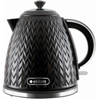 ELDOM NELA KETTLE, CAPACITY 1.7 L, POWER 2000 W, BLACK C26