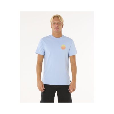 RIP CURL Wettie Passage Icon Tee Blue