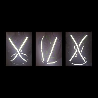 2. Adjustable reflective harness for a running bike - yellow