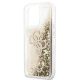 6. Guess 4G Big Liquid Glitter case for iPhone 13 Pro Max 6.7" - gold