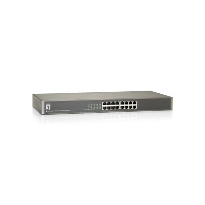 6. LevelOne FSW-1650 Network Switch Unmanaged Fast Ethernet (10/100) Gray