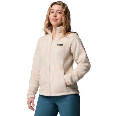 2. Columbia Benton Springs Printed Full Zip 2021771276 Beige L
