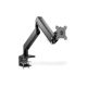 Single desk arm with clamp 1xLCD with gas spring max. 35" and 15kg